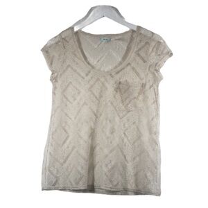 Kimchi Blue top in ivory cute and romantic